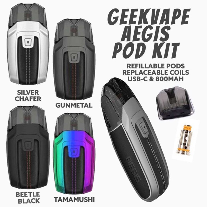 VAPOR GEEK AEGIST PODS ORIGINAL / GEEK AEGIS PODS KIT