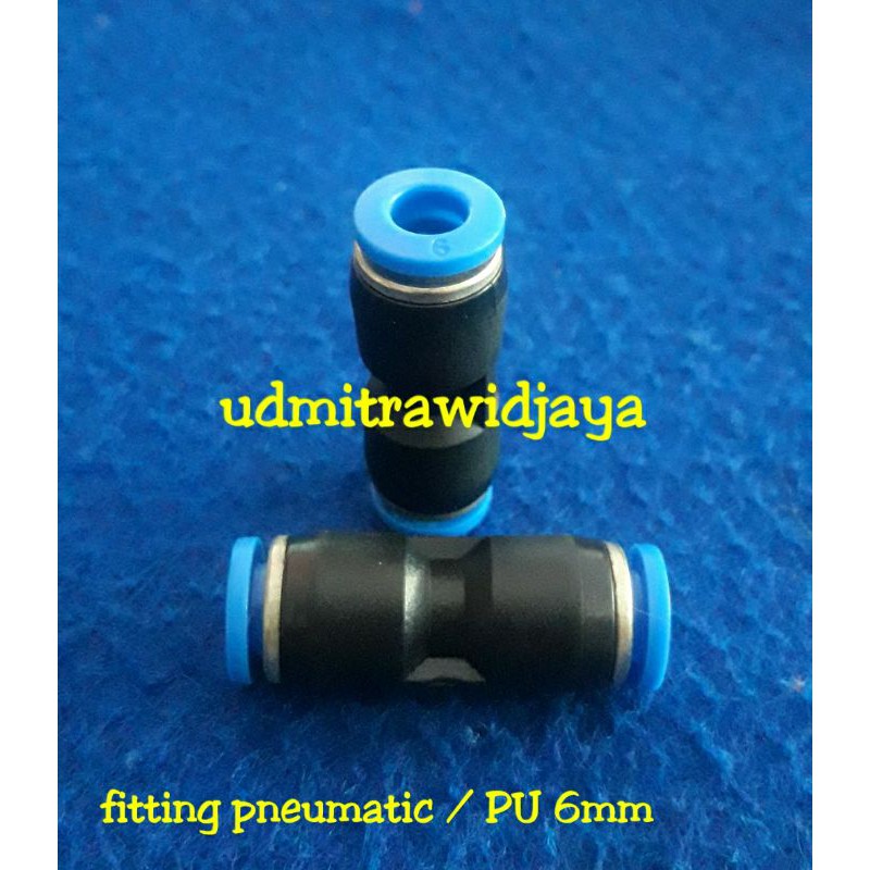 Fitting pneumatic  / sambungan selang angin MPU 12mm,10mm,8mm,6mm