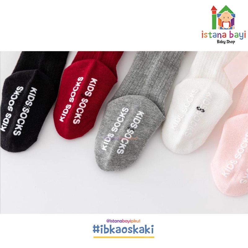 Kaos Kaki Pita - Kaos Kaki Bayi Panjang Pita Anak Perempuan Anti Slip - Kaos Kaki Import Aksen Pita