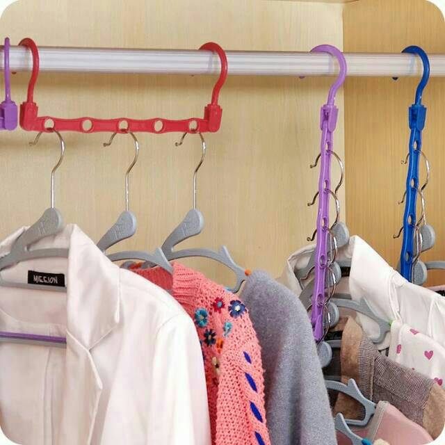 IRC 015 Wonder Hanger Magic Gantungan Baju Lemari Pakaian Laundry