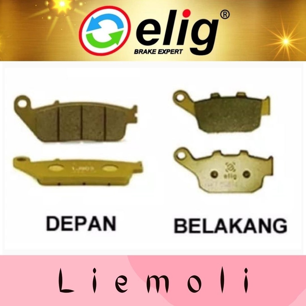 Kampas Rem Suzuki Inazuma - Elig EM014 & EM066A Standard