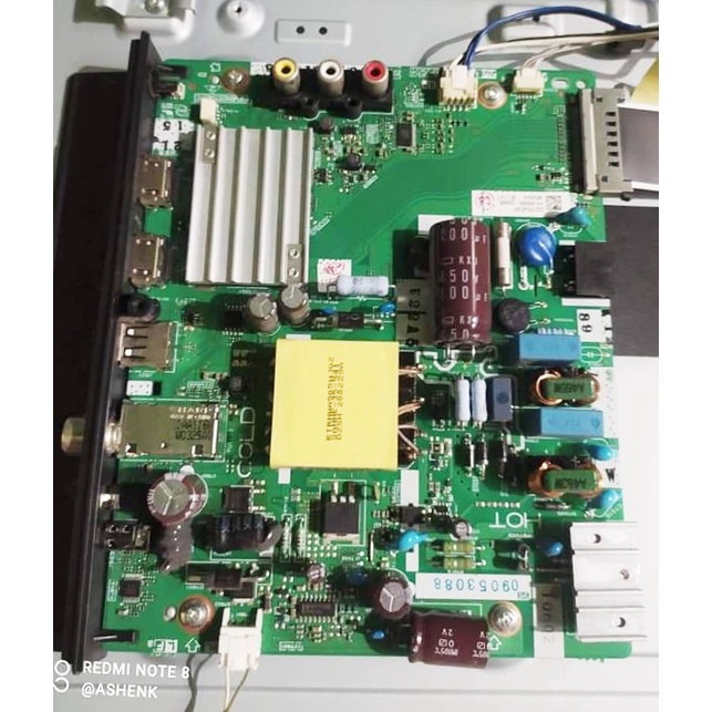 MB SHARP 2T-C42BD1I MAINBOARD MODUL MESIN TV SHARP REGULATOR POWER SUPPLY 2T - C42BD1I