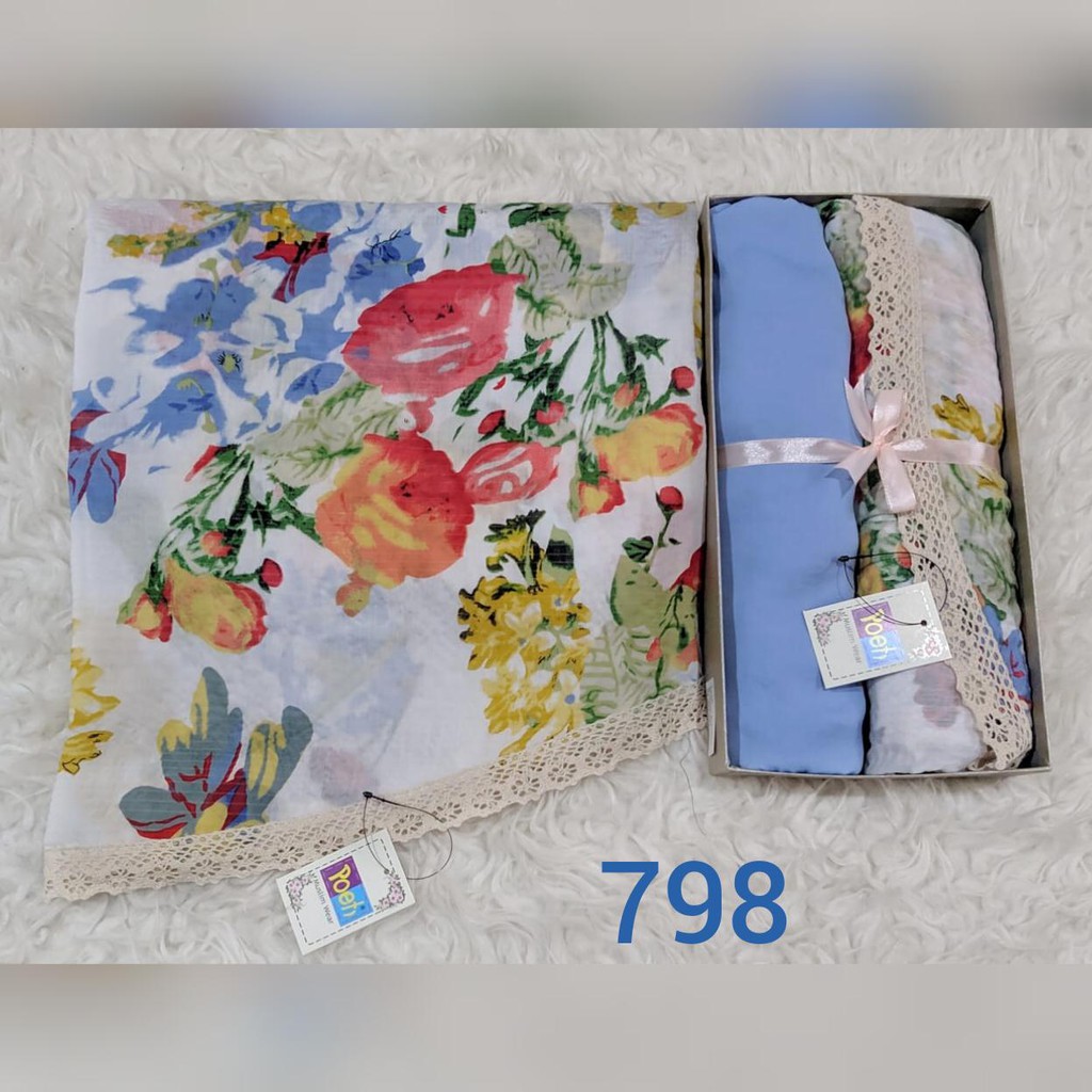 Mukena Poeti SIlky Motif