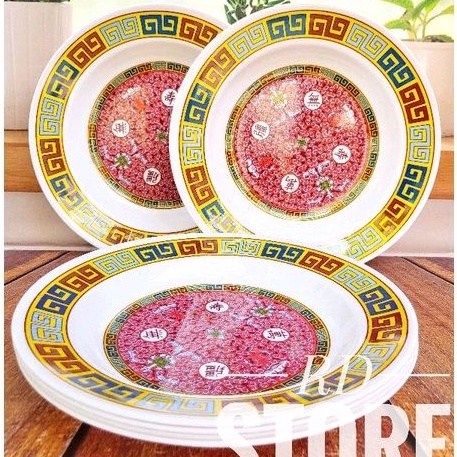 PROMO 6.PCS PIRING MAKAN MOTIF MELAMINE