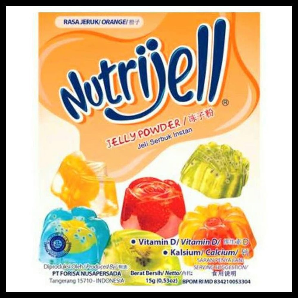 

Nutrijell Jelly Powder Rasa Jeruk 15gr - Bubuk Jeli