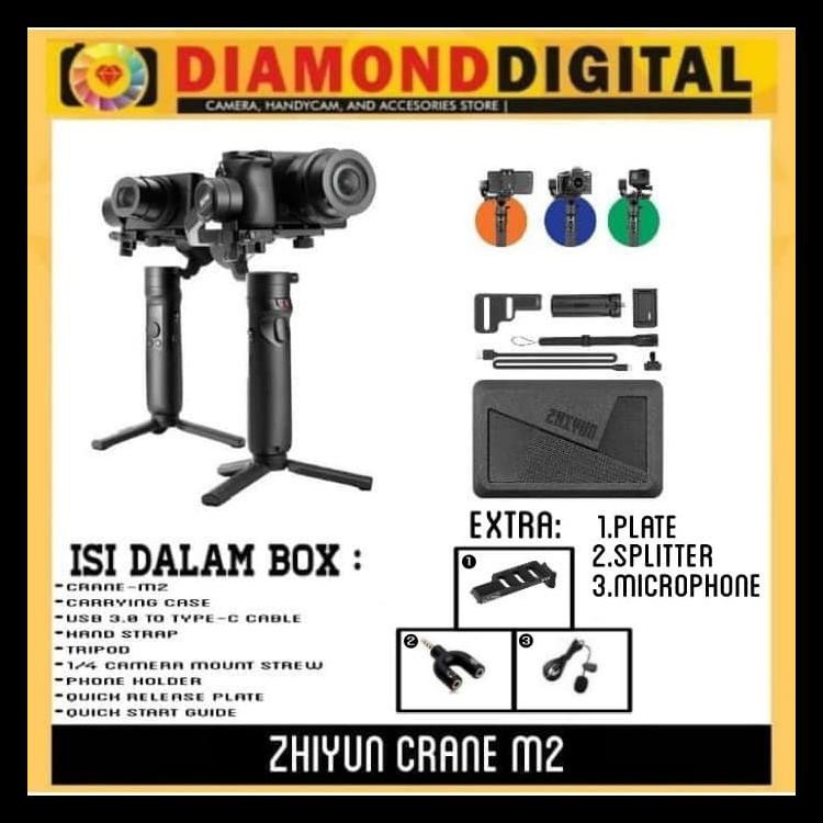 Zhiyun Crane M2 3-Axis Gimbal Stabilizer - Zhiyun Crane M 2 - Crane M2 - Kode 758