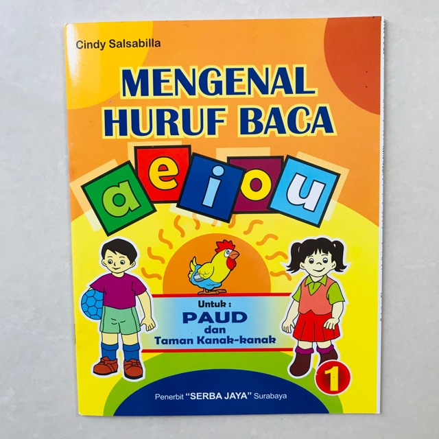 Buku Anak PAUD TK Mengenal Huruf Baca AEIOU K Shopee Buku Anak PAUD TK Mengenal Huruf Baca AEIOU K Shopee