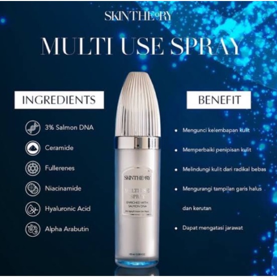 Skintheory Multi Use Spray 100ml Antioxidant Suncream - Skin Theory