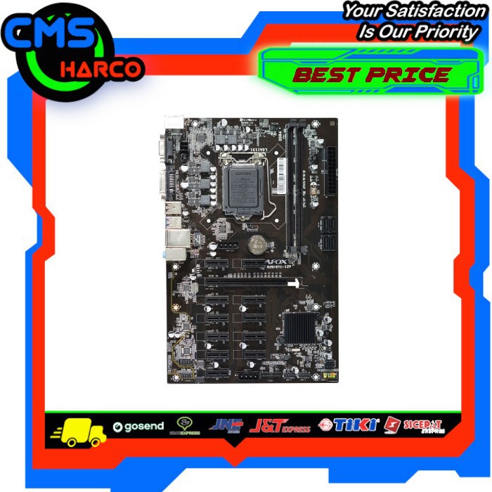 AFOX B250 BTC MINING 12 PCIE / 12 SLOT PCIE / B 250