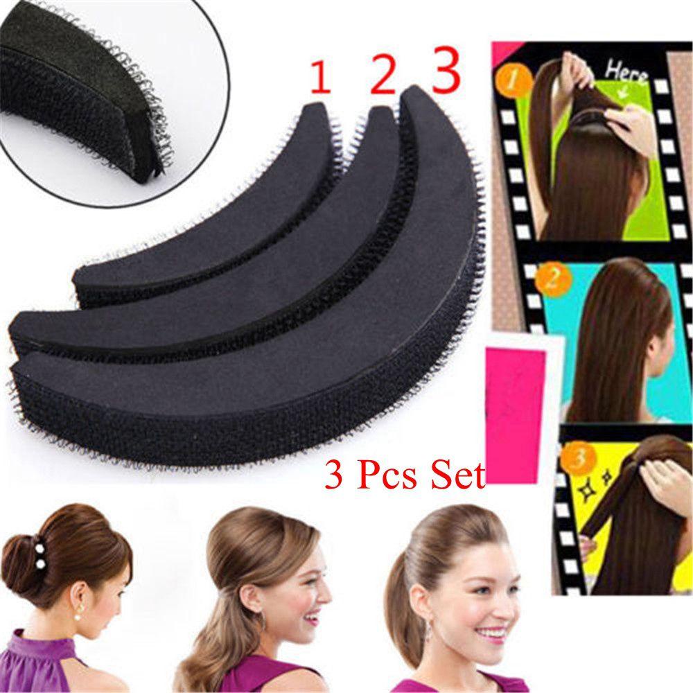 3pcs Alat Penambah Volume Rambut Bentuk Nanas