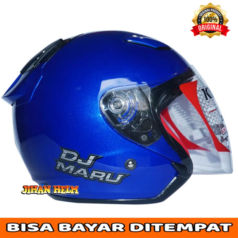 HELM / KYT / DJ MARU / HELM KYT / HELM KYT DJ MARU UNGU TERMURAH-5