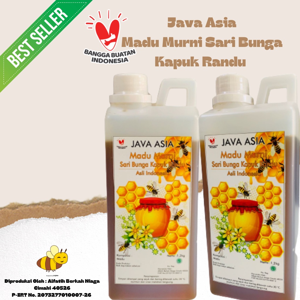

Madu Hutan Murni Sari Bunga Kapuk Randu / Madu Asli Indonesia BPOM RI