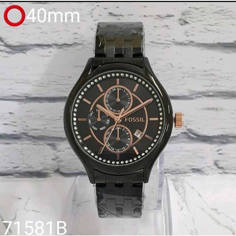 Jam Tangan Rantai Stainliss Steel Tanggal Pilihan Warna