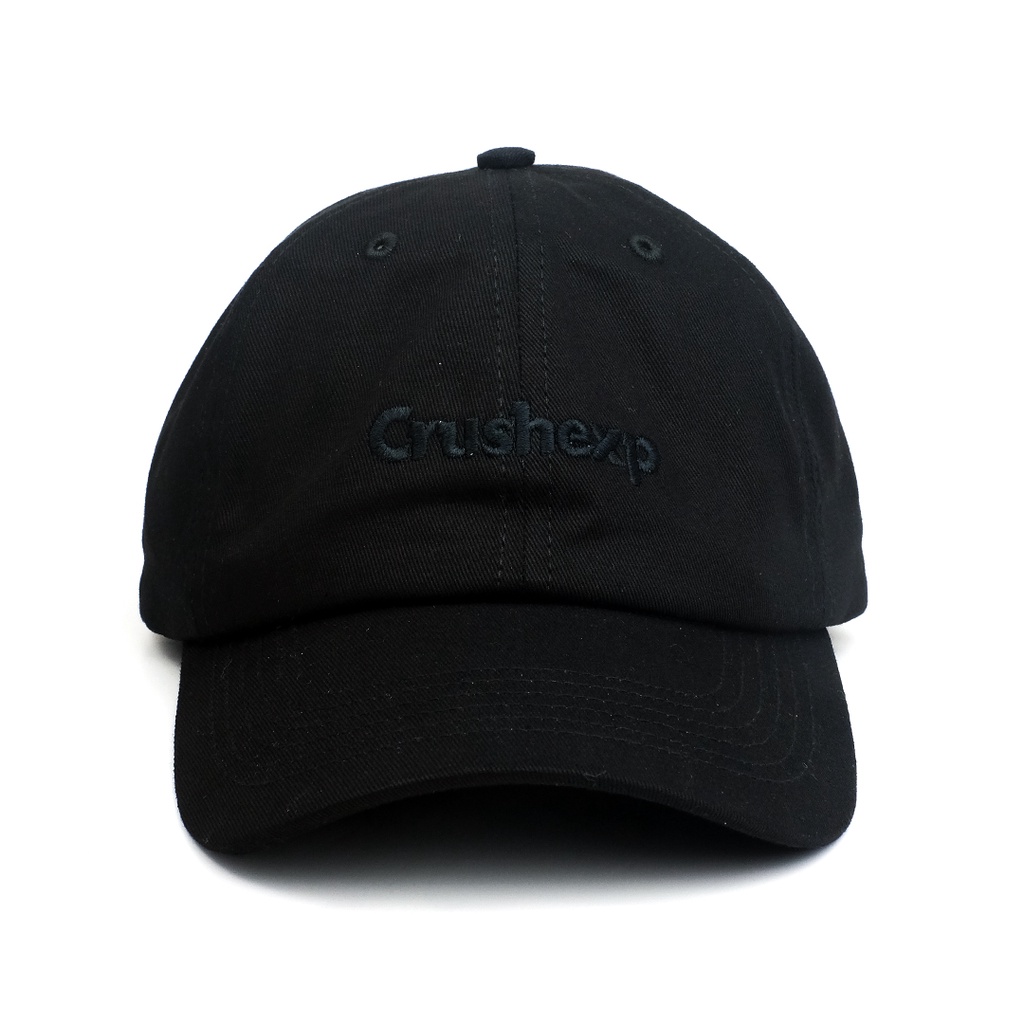 CRUSH EXP Polocaps STC0170 - BLACK / Polo Caps Baseball Hitam Pria