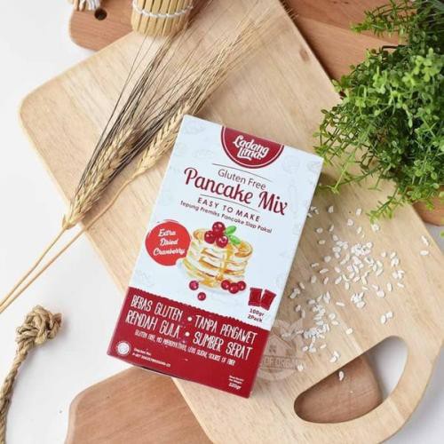 Pancake Mix Cranberry 220 gr Ladang Lima Original Healthy Food