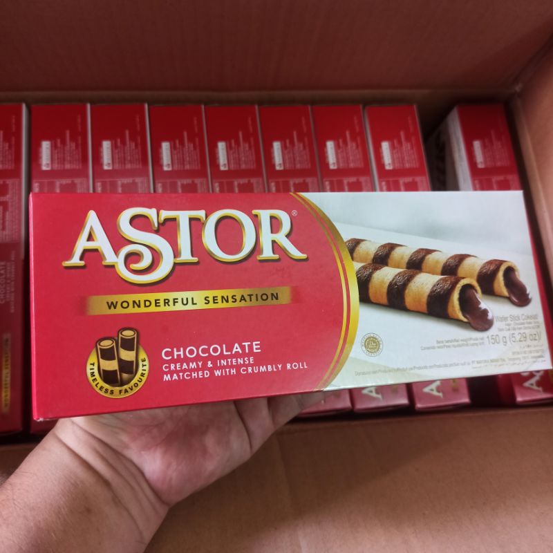 

Astor Wafer Stick Cokelat Chocolate 150 Gram