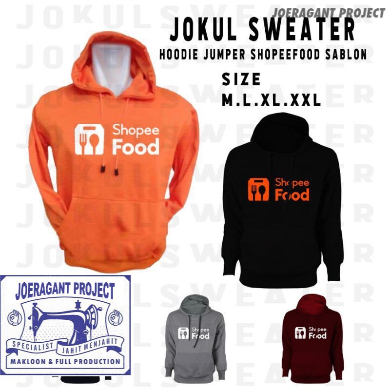hoodie ziper premium best seller food express