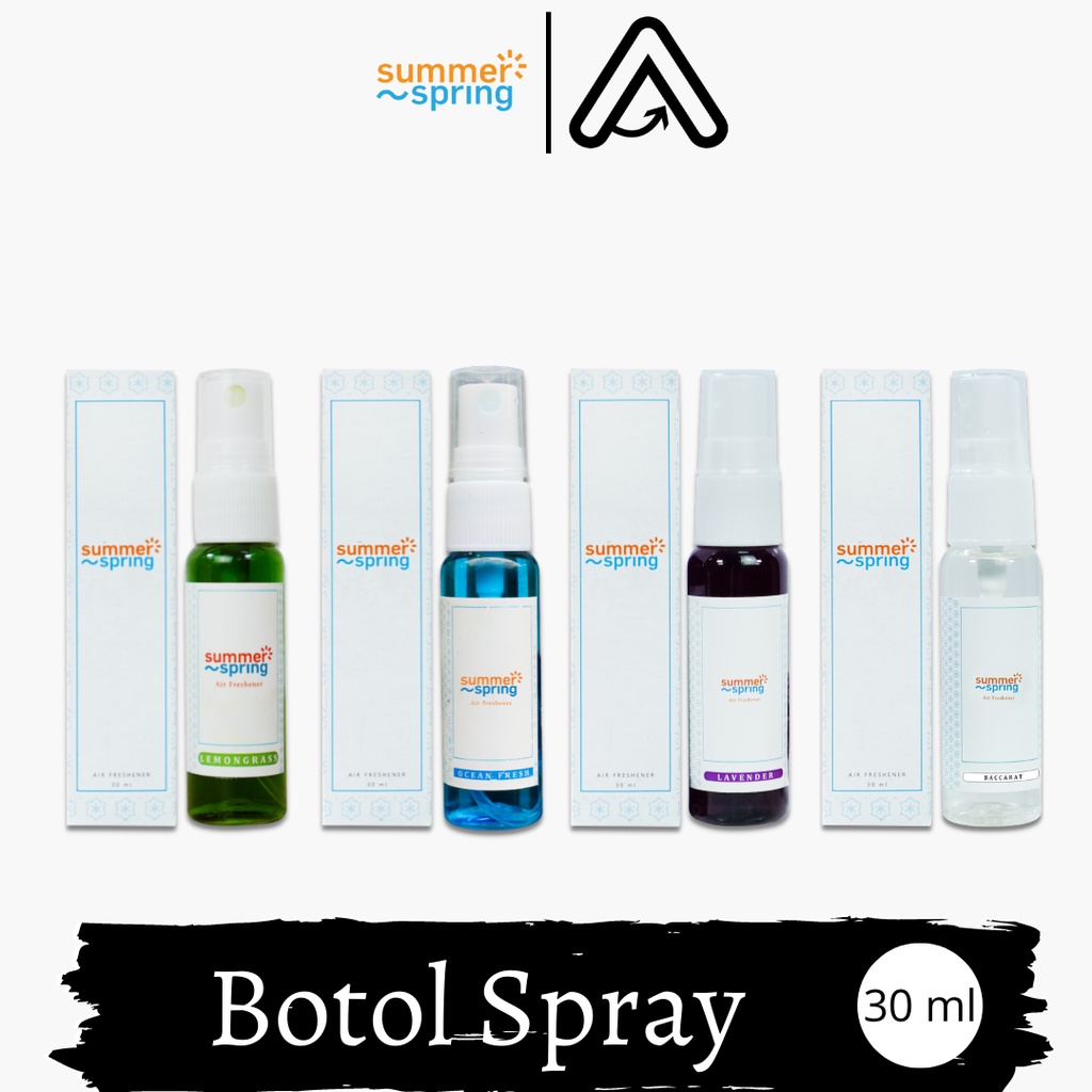 Pengharum Ruangan Spray Semprot untuk Mobil Kamar Mandi Kamar Tidur Awet Tahan Lama 30 ml