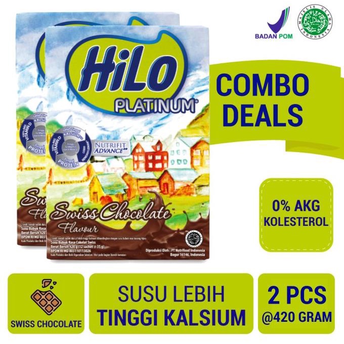 

BAYAR COD Twin Pack: HiLo Platinum Swiss Chocolate (12 Sch)