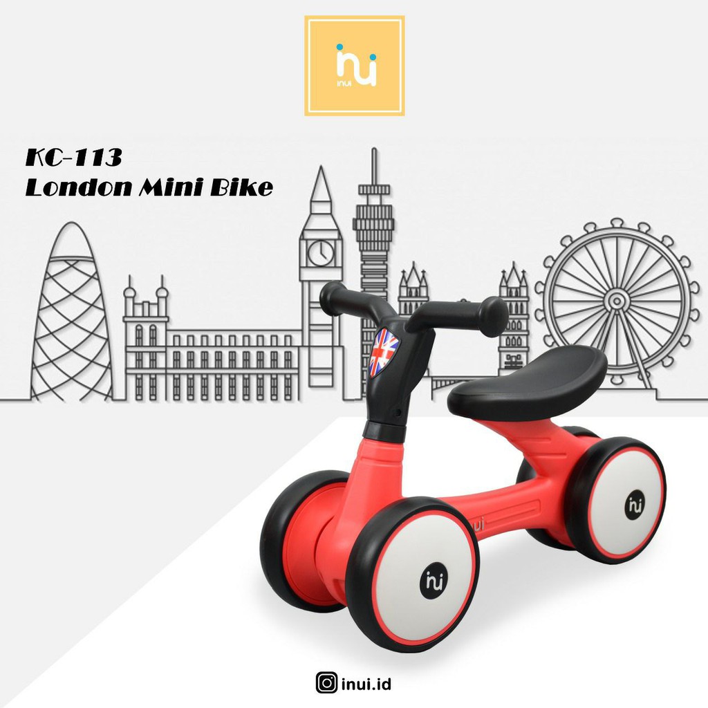 Labeille Inul London Mini Bike KC-113 Sepeda Dorong Anak