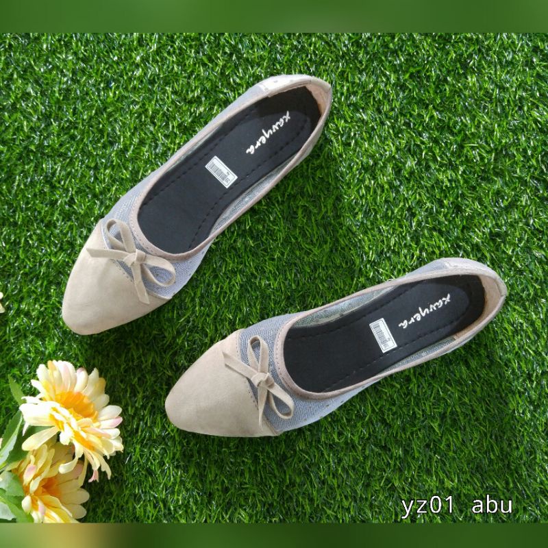 BORNEO YZ01 SEPATU FLAT FLATSHOES BRUKAT BY XAVYERA