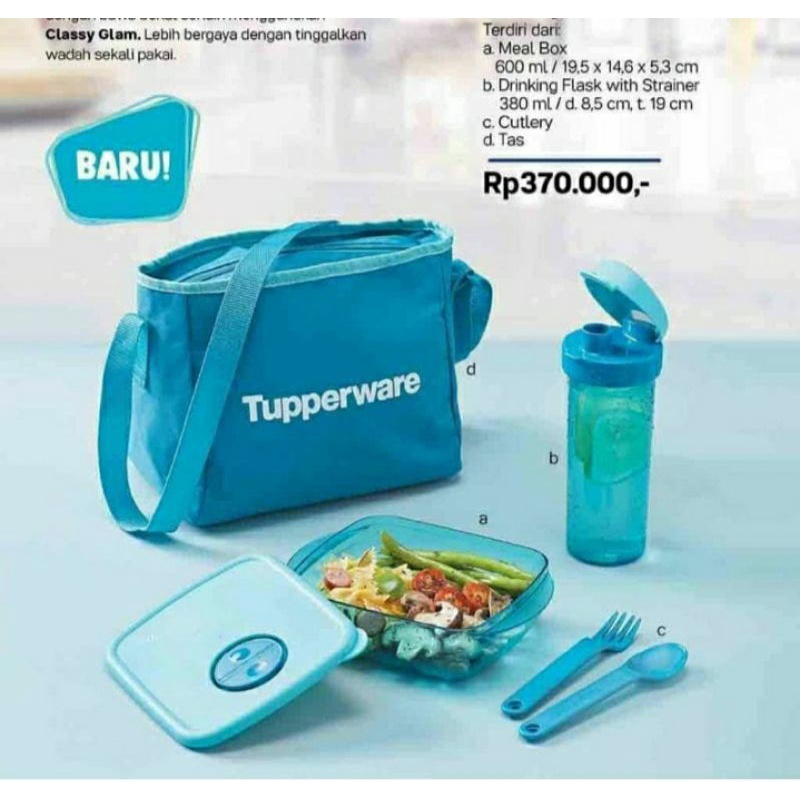 classy glam tupperware harga katalog 370k