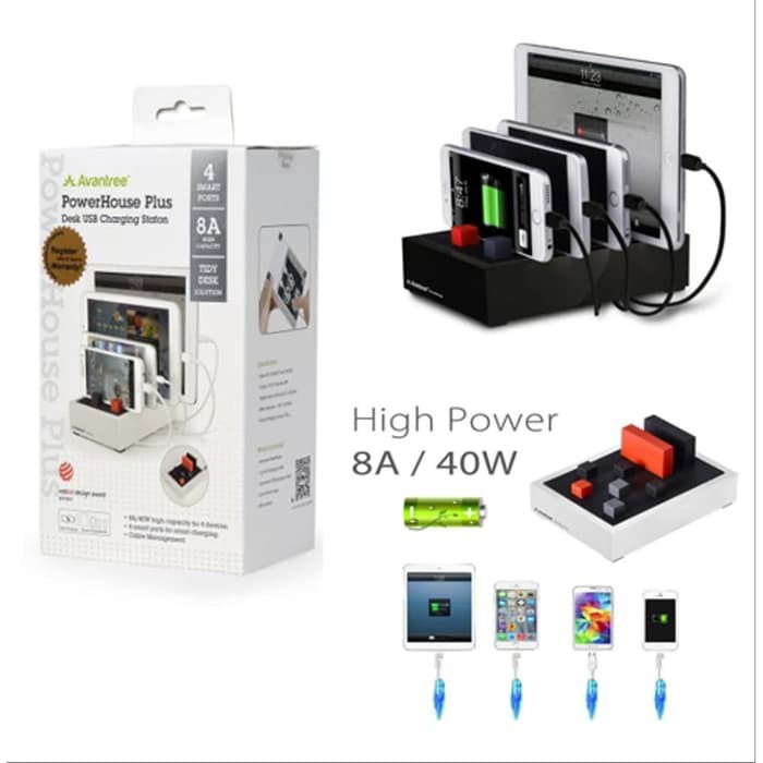 Avantree PowerHouse Plus Desk USB Charging Staton