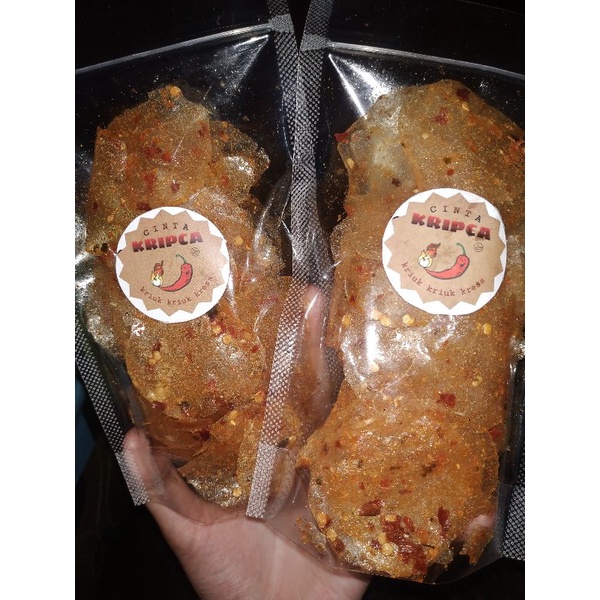 

CINTAKERIPIK KACA PEDAS JERUK 50 Gram KRIUK KRES