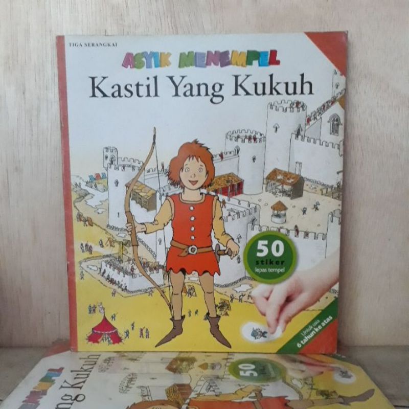 Buku Keterampilan Anak - Asyik Menempel Kastil Yang Kukuh (50 Stiker Lepas Tempel)