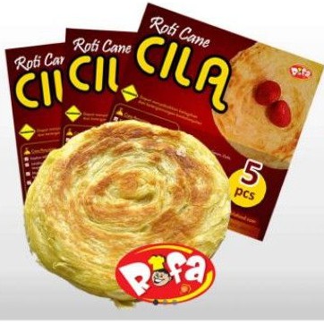 

Roti Cane Cila ROFA Frozen Food Pastry Paratta India Arab Timur Tengah