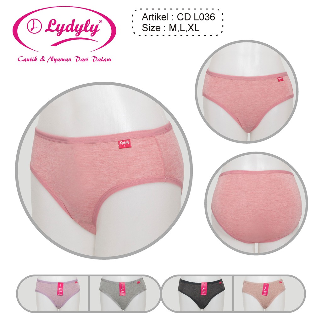 [ BISA COD ] PROMO CELANA DALAM LYDYLY L036 100% CD KATUN GUARANTED MURAH NYAMAN BERKUALITAS