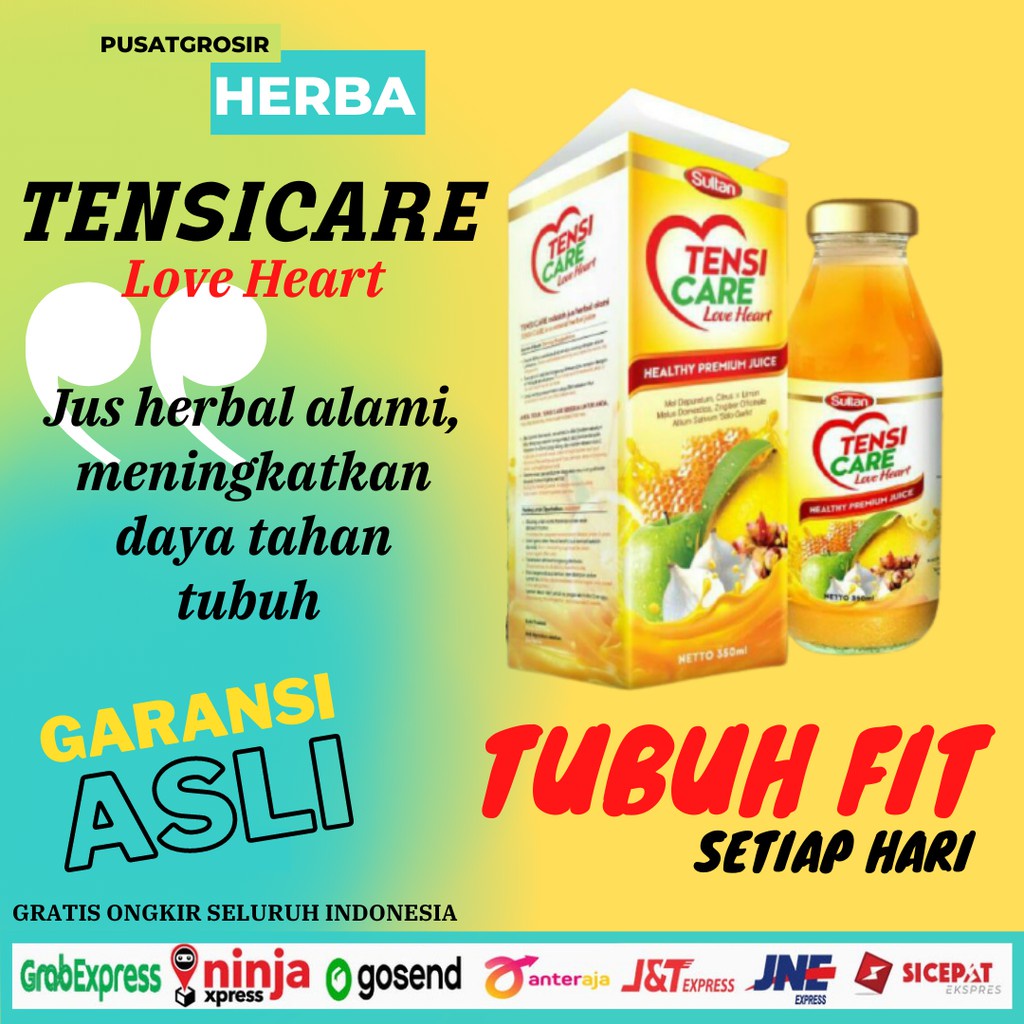 Tensi Herbal Care Obat Darah, Tinggi, Kolesterol dan Jantung.