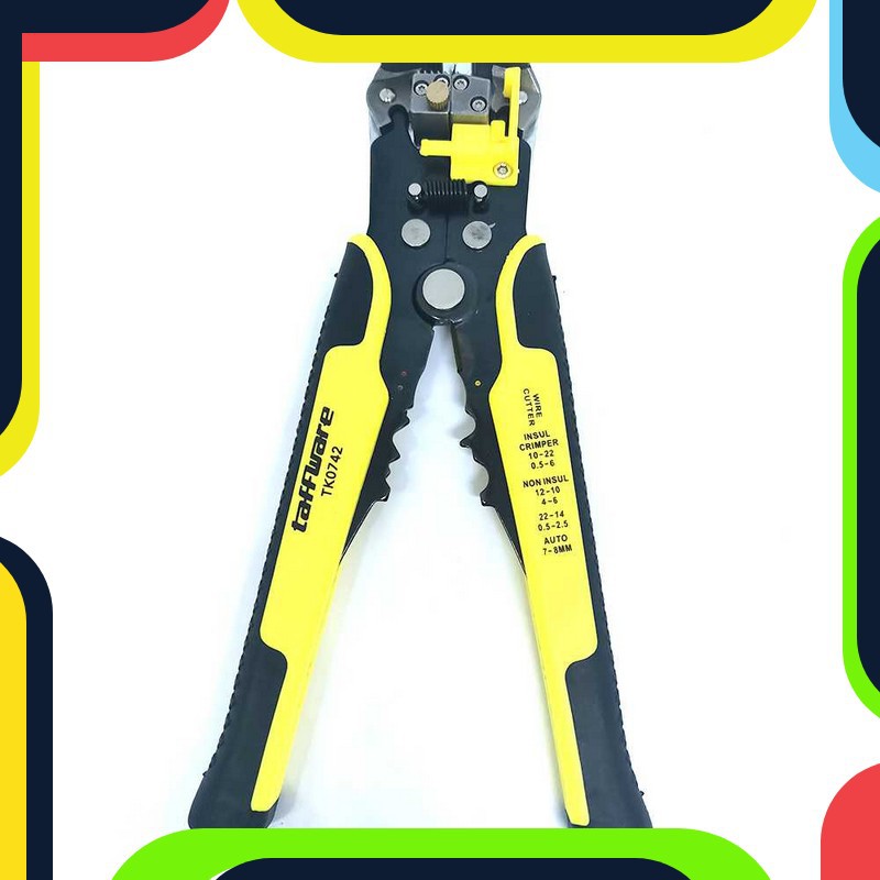 Bayar Ditempat Taffware Tang Kabel Multifungsi Wire Cutter Pliers - TK0742