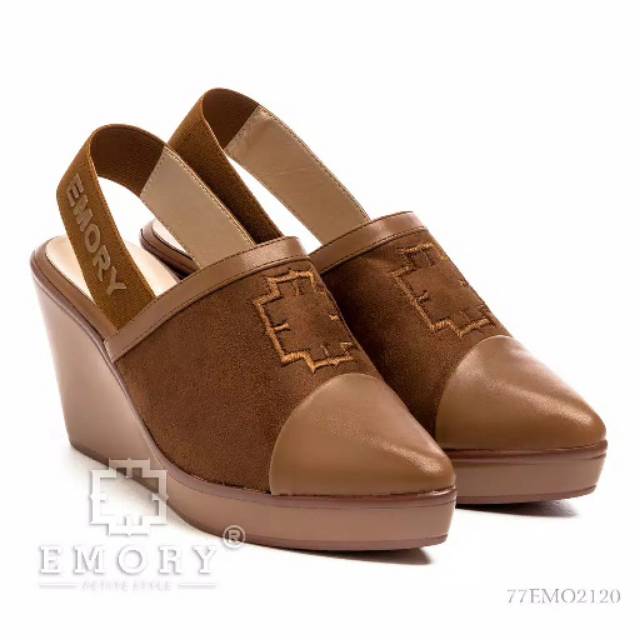 SEPATU WEDGES WANITA MURAH EMORY 77EMO 2120 (SIZE 38 - NEW)