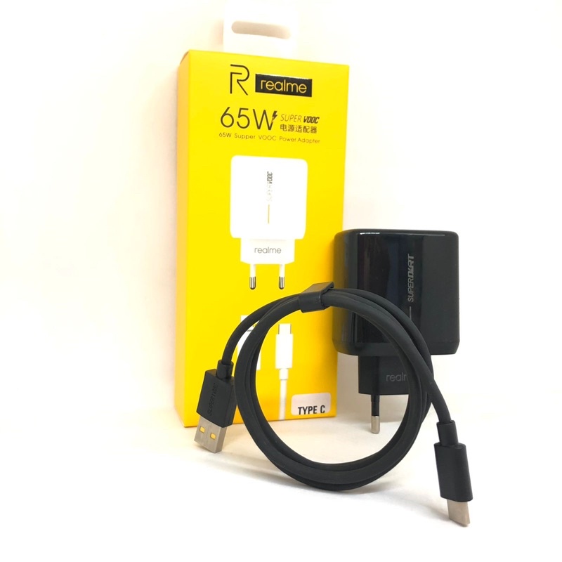 GEOSIR CHARGER REALME NEW 65W BLACK EDITION MICRO TYPE C21Y C25S C17 7i 6Pro 7Pro ORIGINAL