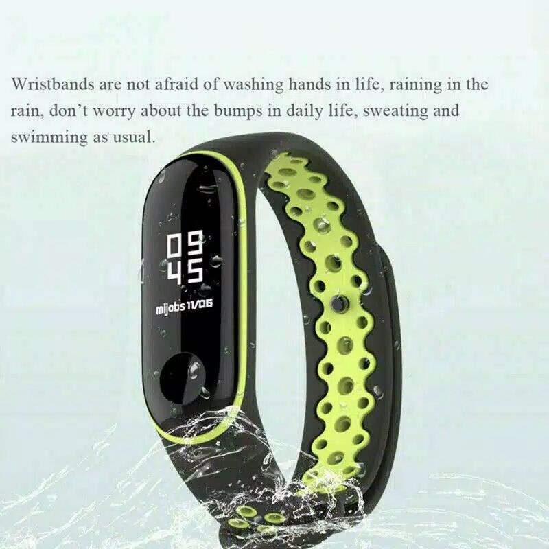 MIJOBS SPORTS DUAL TONE MiBand 6 / 5 Silicon Strap for XIAOMI MI™