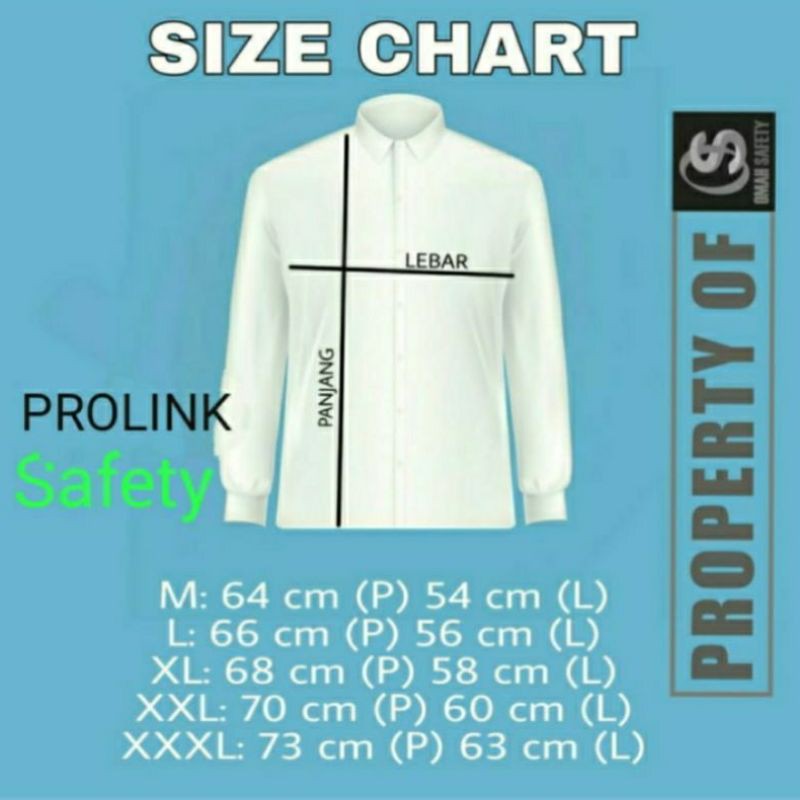 BAJU SAFETY SERAGAM PREMIUM 5 WARNA