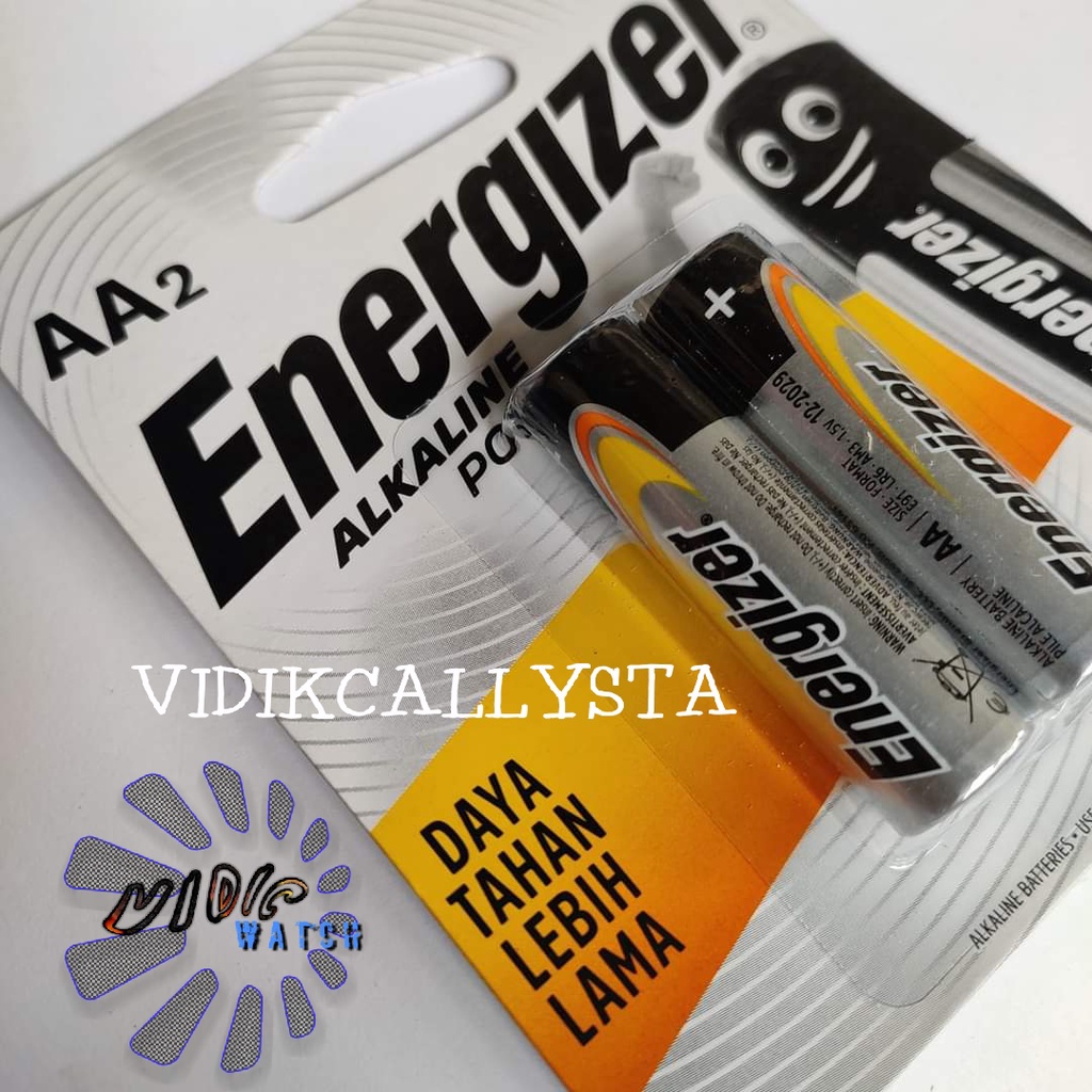 BATERAI ENERGIZER ALKALINE POWER AA AAA A3 A2 E91 LR6 / AAA A3 E92 LR03 1.5V ASLI ISI 2