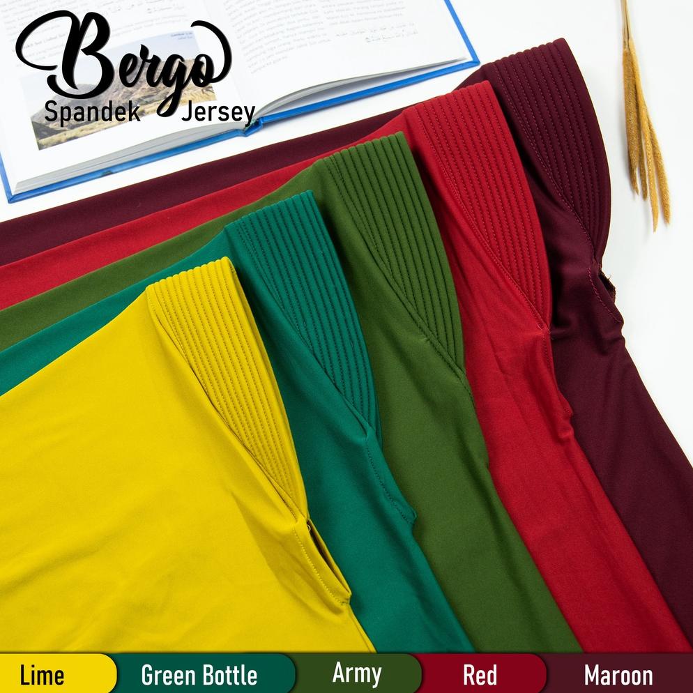 Hijab Bergo Hamidah/ Kerudung Sport Instan/ Jilbab Jersey Sarah [By31au22ᵂ]