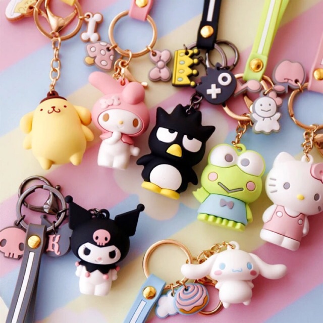 GANTUNGAN KUNCI KEYCHAIN ANAK KOREA ANIMAL LUCU UNTUK TAS SEKOLAH RANSEL DLL