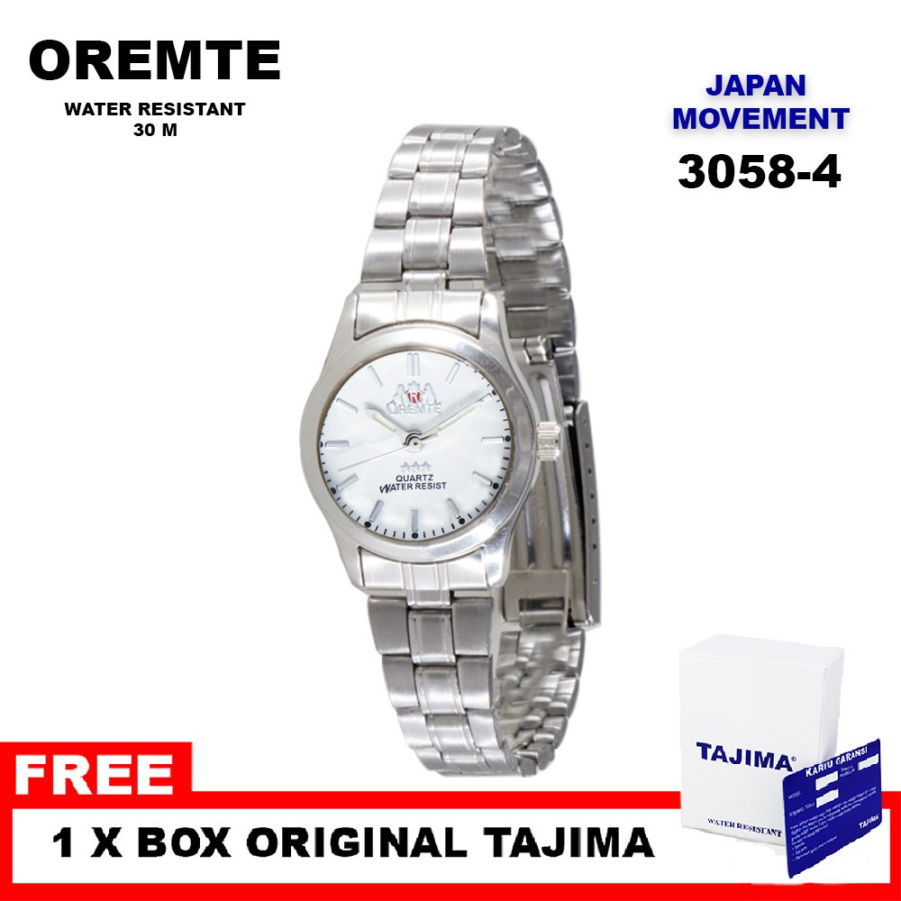 Jam Tangan Oremte Wanita 1856 L Stainless Steel Water Resist 3 ATM Watch-4
