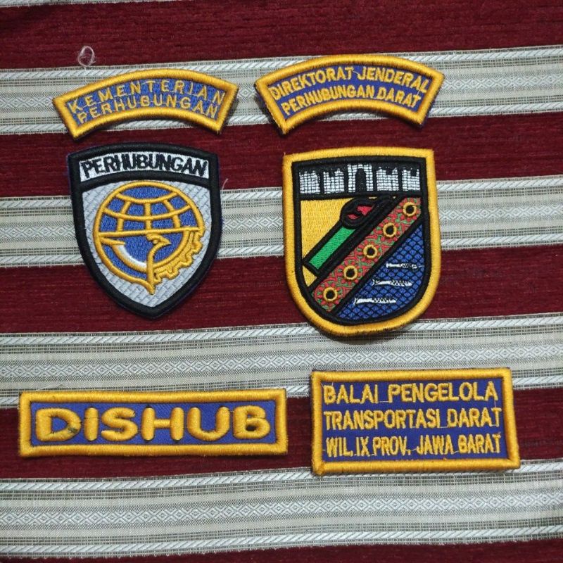 atribut DISHUBDAT bisa reques logo dinas