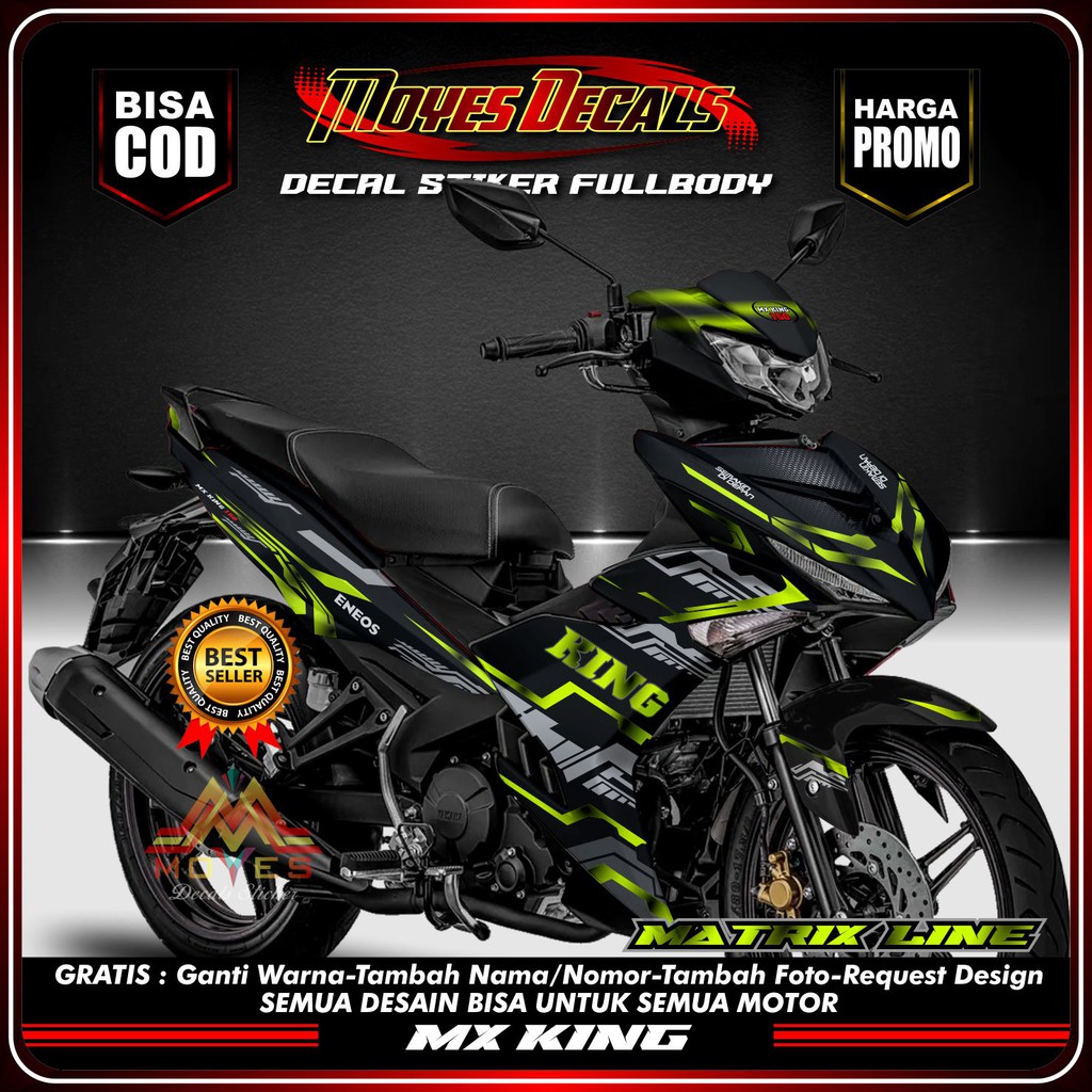 decal stiker mx king fullbody stiker decal mx king matrix line stiker motor mx king fullbody stiker 