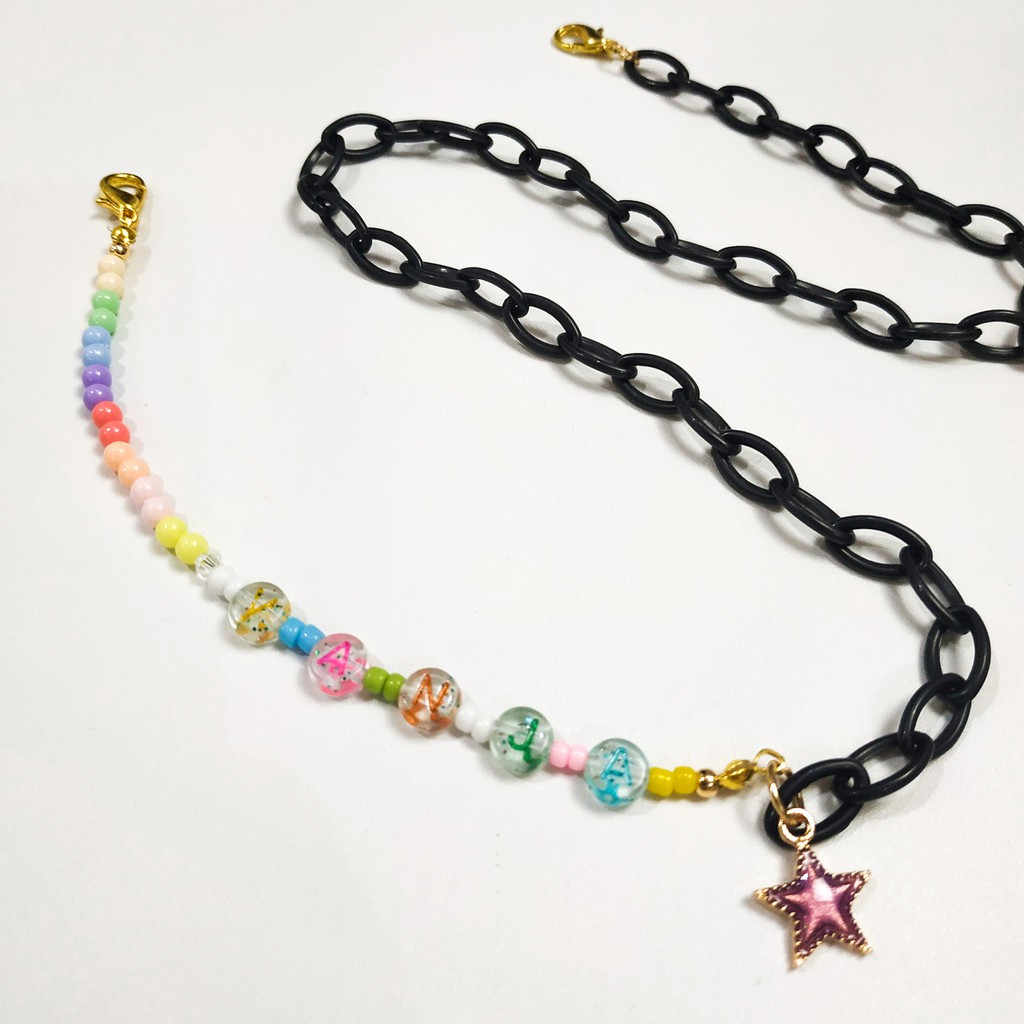 Beads masker Strap / Tali Masker Manik-manik