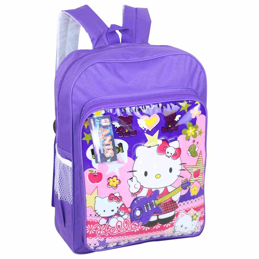 Tas Sekolah Perempuan Cewek Hello Kitty Ransel Gendong Anak Cewe TK SD Gambar Kartun Murah Meriah