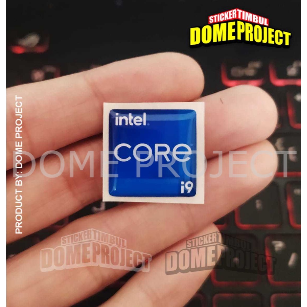 INTEL CORE i9 GEN 11 STIKER TIMBUL LENTUR STIKER STIKER PC STIKER PROCESSOR