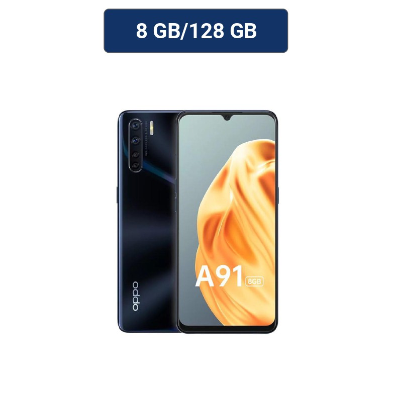 OPPO A91 8GB RAM 128GB ROM [VOOC Charging, AI Ultra Wide Quad Camera,Ultra Slim]