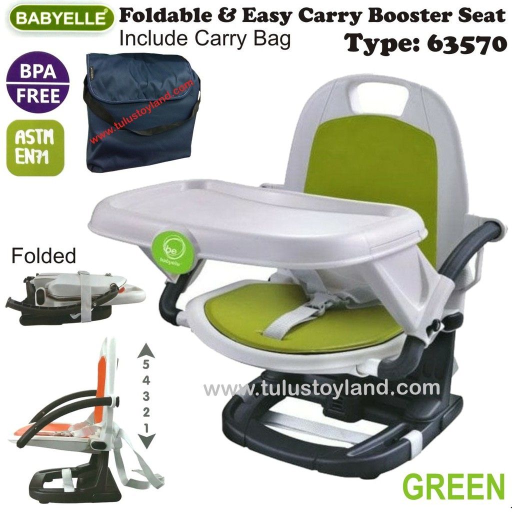 FREE MAKASSAR ONGKIR Kursi Makan Booster Seat Babyelle 5 Posisi Ketinggian