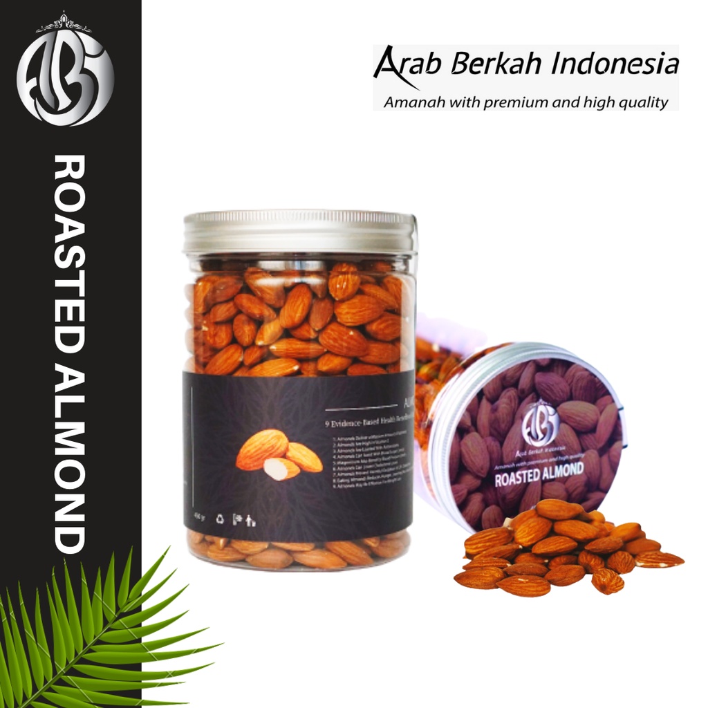 

Kacang Almond Panggang Kupas Blue Diamond Roasted 100% Premium Quality