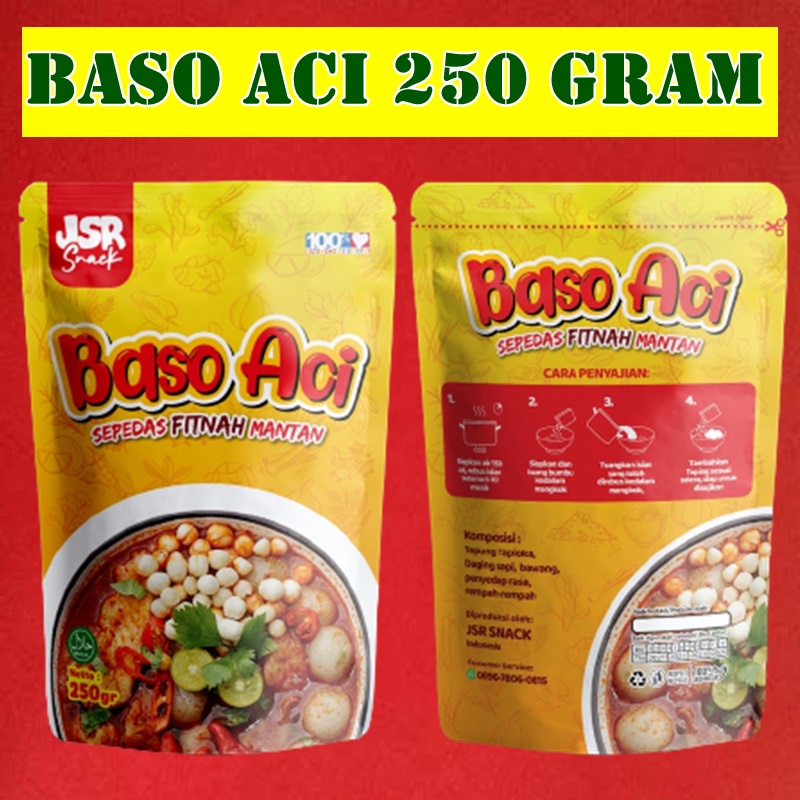 

BASO ACI BAKSO ACI KOMPLIT BUMBU SPECIAL